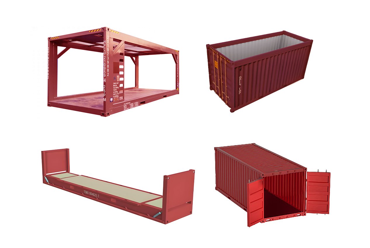 Open top container type reference – standard dimensions and structural overview
