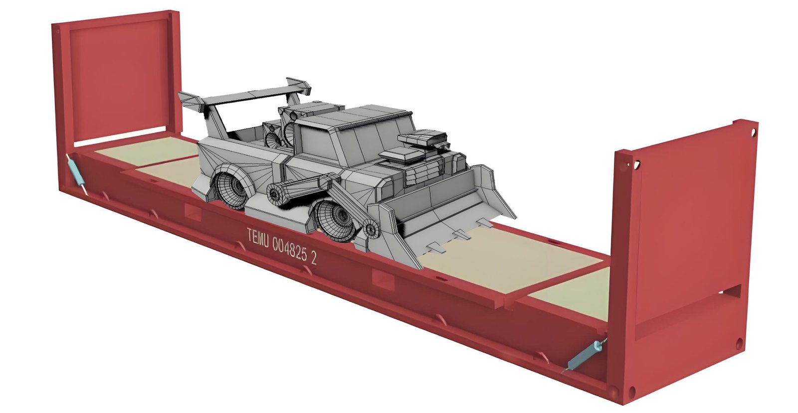3D loading analysis and container planning for oversized cargo transport