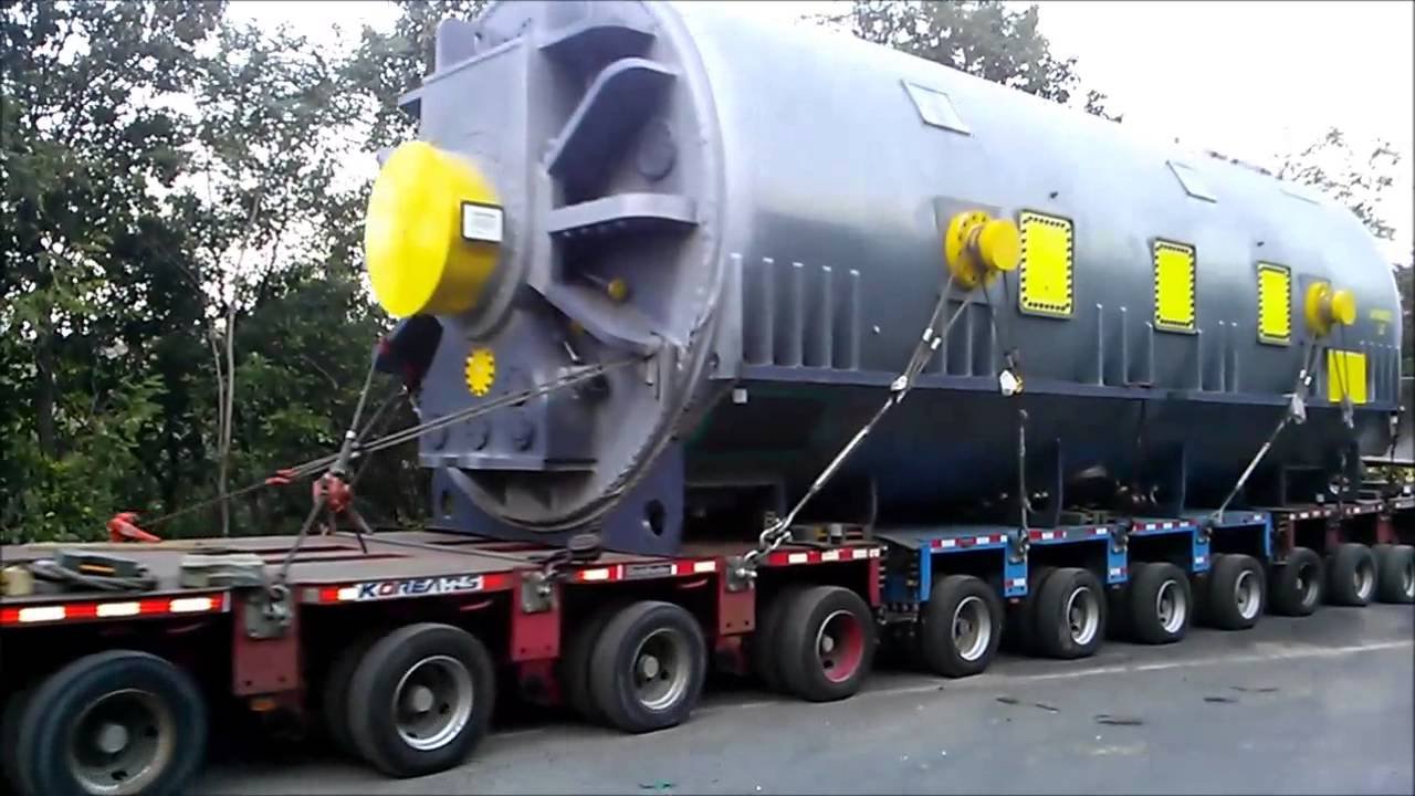 Generator and turbine shipping logistics